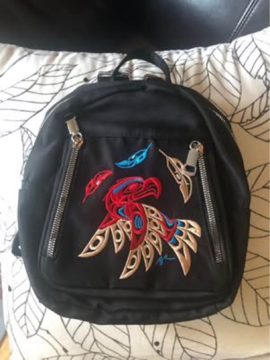 Handbags - Coast Salish 'Soaring Eagle' Indigenous Design Mini Backpack New